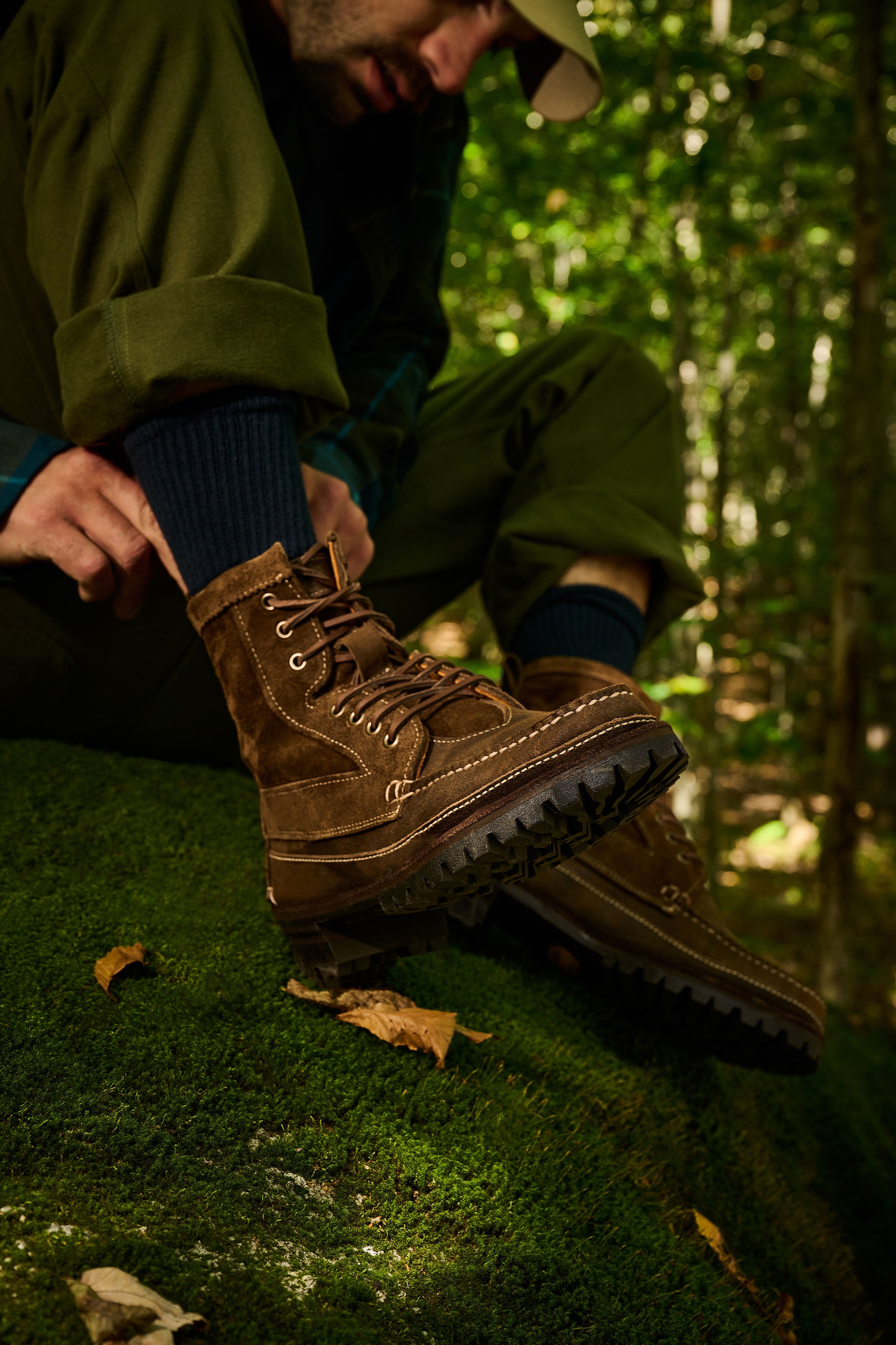 Rangeley Boot - Stone Waxed Elk Rambler – Easymoc