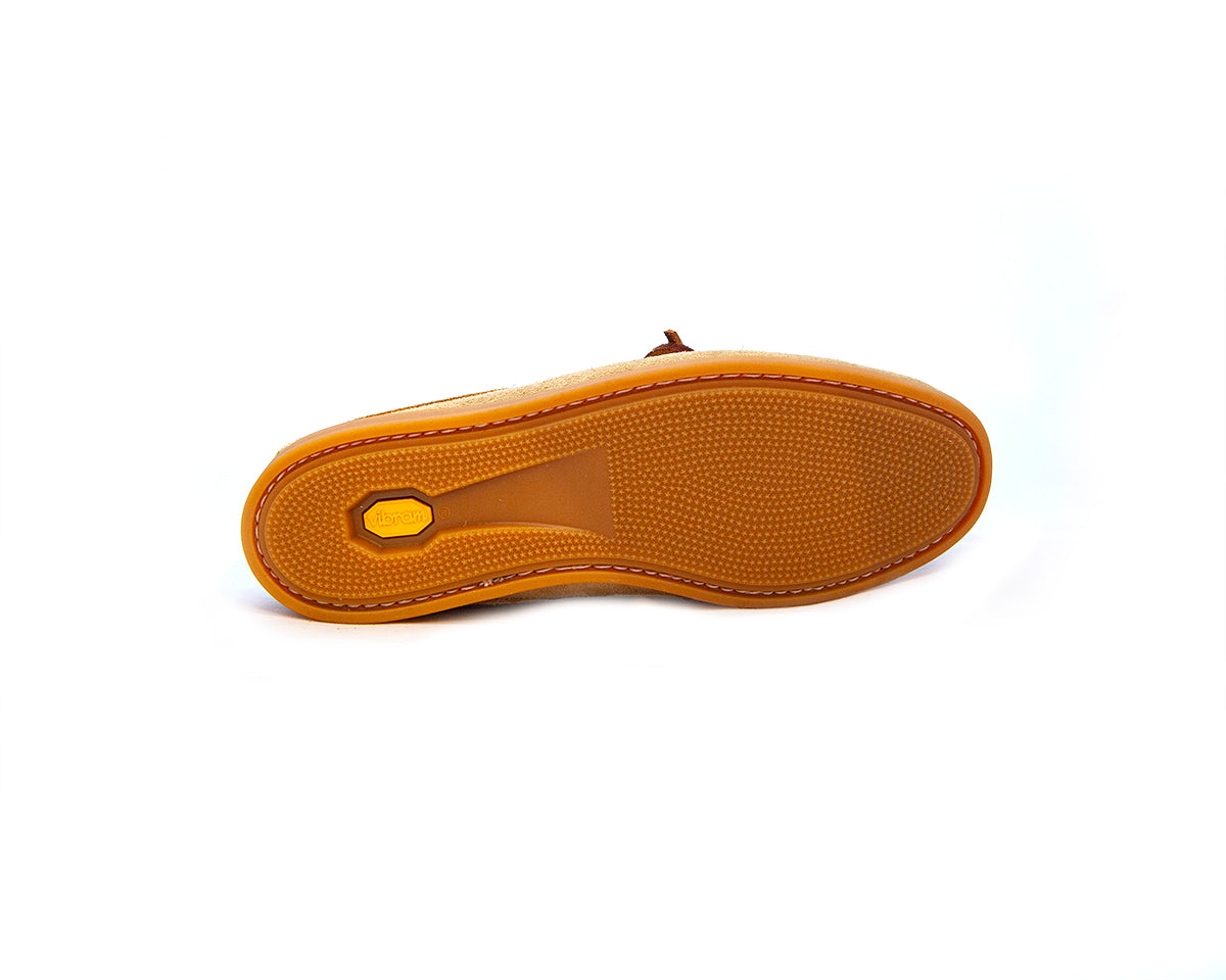 【NONCODE】Chirons Suede Camp Walker Camp Moccasin in Desert Suede | Shop Sid Mashburn