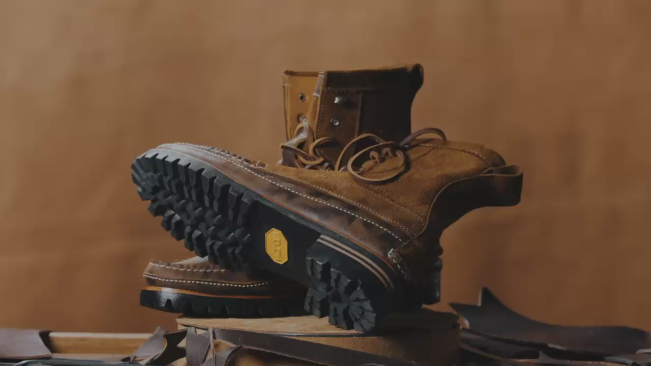 Rangeley Boot - Waxed Elk & Snuff Kudu – Easymoc