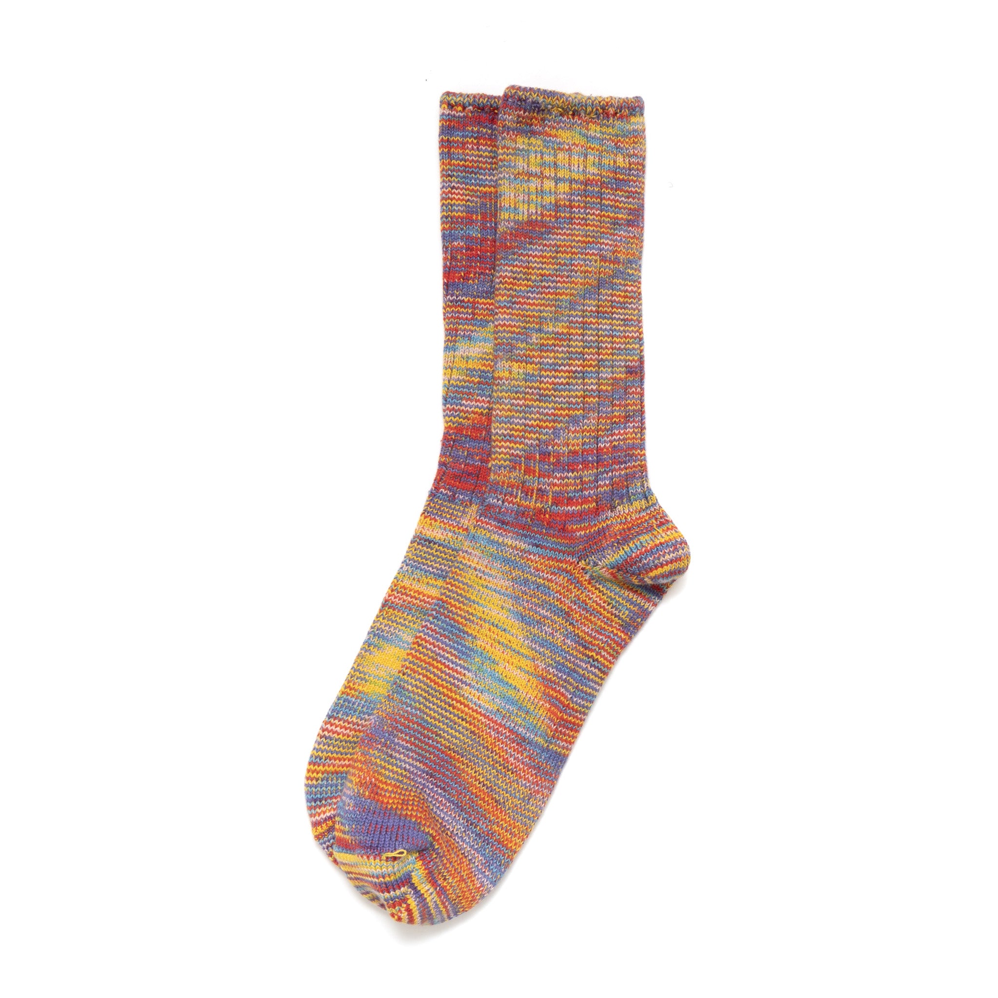 Space Dyed Cotton Grey/White Energy Socks